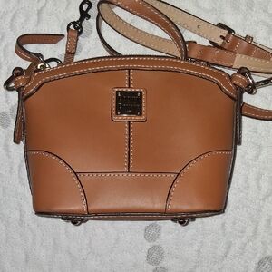 Dooney & Bourke Tan Leather Crossbody Bag